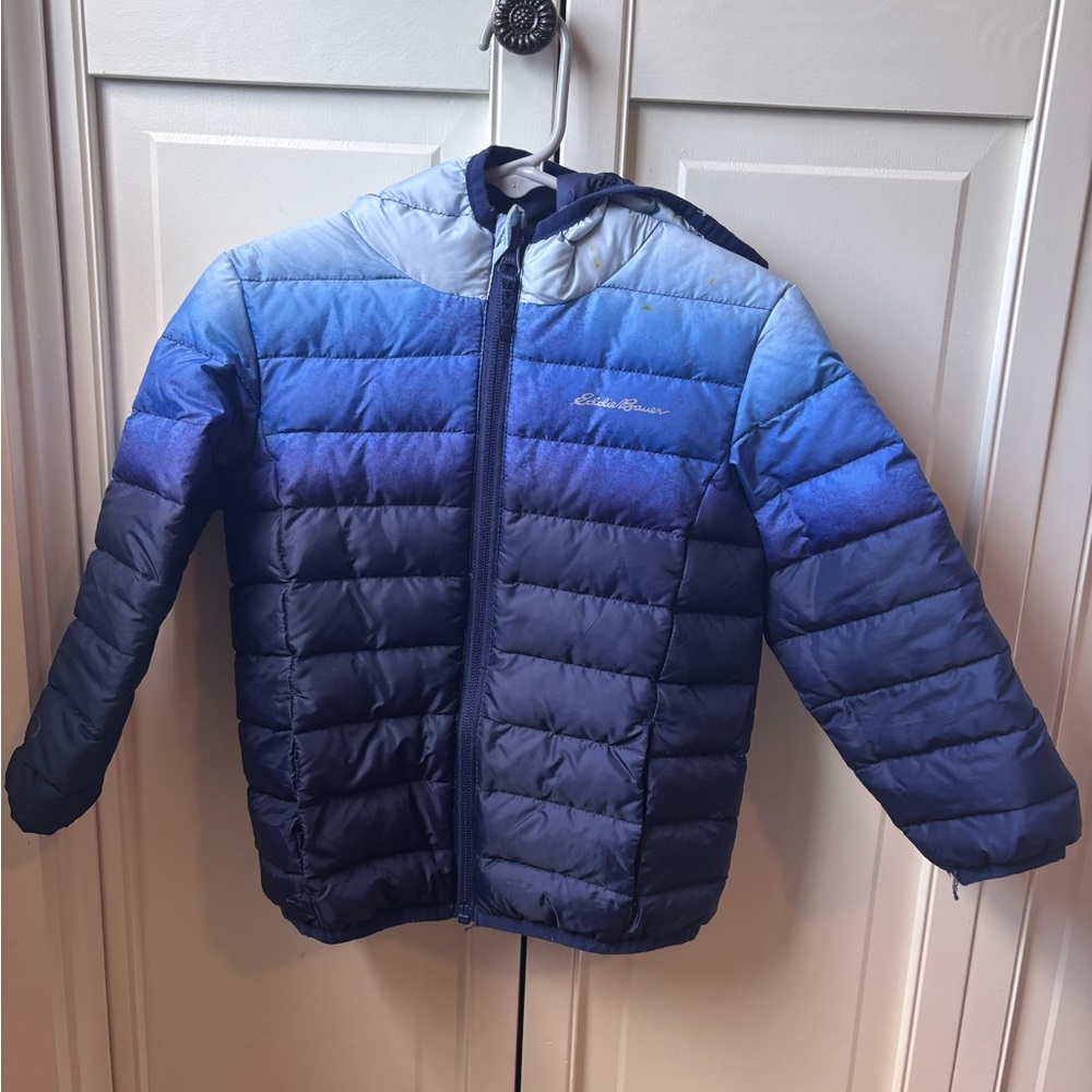 Eddie Bauer Kids Gradient Blue Puffer Jacket